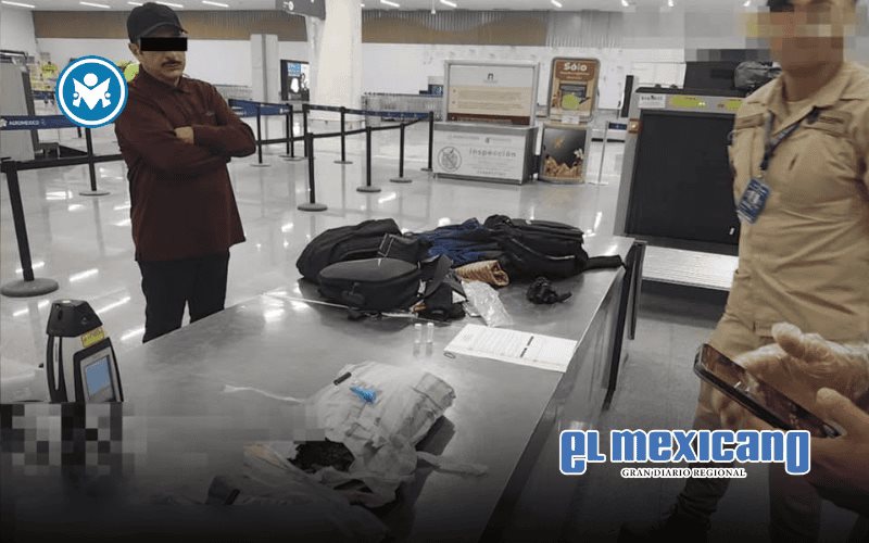 Marina asegura m&aacute;s de 3 kg de presunta coca&iacute;na en AICM