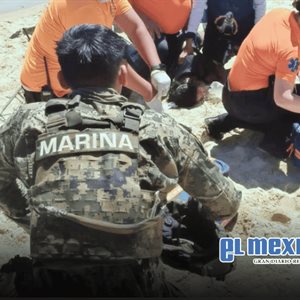 Rescatan a persona en playa de San Felipe, Baja California Rescatan a persona en playa de San Felipe, Baja California