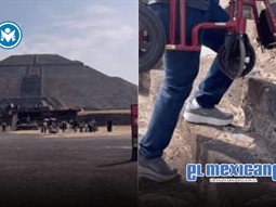 Extranjera pide "pir&aacute;mides inclusivas" en zona arqueol&oacute;gica de Teotihuac&aacute;n