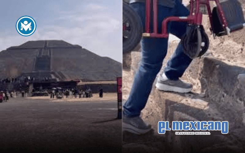 Extranjera pide "pir&aacute;mides inclusivas" en zona arqueol&oacute;gica de Teotihuac&aacute;n