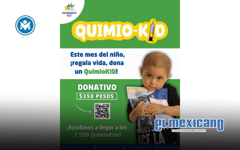 Lanzan campa&ntilde;a QuimioKid para apoyar a ni&ntilde;os con c&aacute;ncer