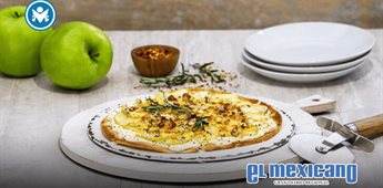 Pizzeta de manzana y quesos: receta fácil que combina lo dulce y lo salado Pizzeta de manzana y quesos: receta fácil que combina lo dulce y lo salado