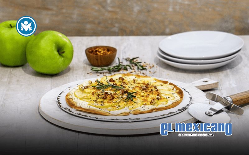Pizzeta de manzana y quesos: receta f&aacute;cil que combina lo dulce y lo salado