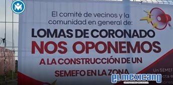 Vecinos de Lomas del Coronado bloquean proyecto de Semefo en velatorio del DIF Vecinos de Lomas del Coronado bloquean proyecto de Semefo en velatorio del DIF