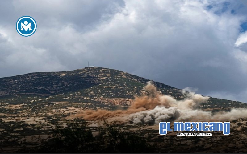 Dinamitan cerro Cuchum&aacute; y desatan alarma en la regi&oacute;n