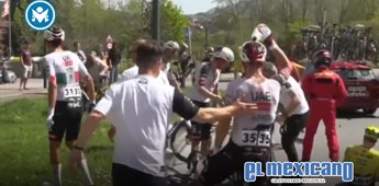 Isaac del Toro abandona Itzulia tras fuerte ca&iacute;da en etapa