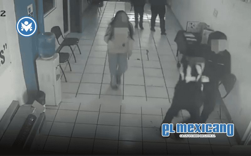 Revelan video de detención de alumno Osmar N quien fue desarmado