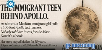 De Tijuana a la Luna: revelan historia de joven mexicana vinculada al programa Apollo De Tijuana a la Luna: revelan historia de joven mexicana vinculada al programa Apollo