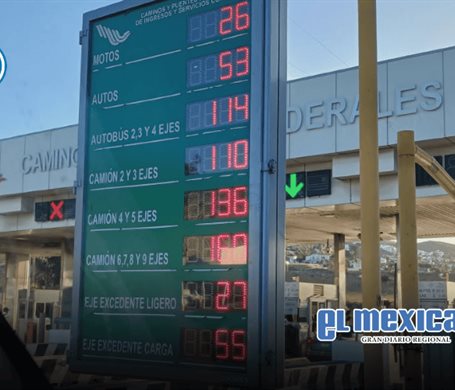 Aumentan tarifas de peaje en carreteras de Baja California