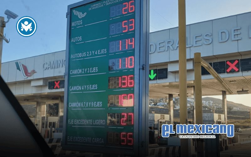 Aumentan tarifas de peaje en carreteras de Baja California