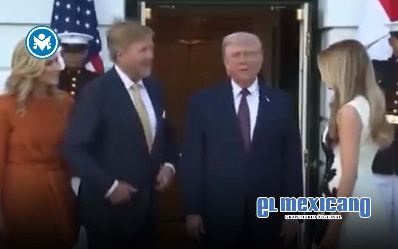 Reyes de Pa&iacute;ses Bajos evitan posar con Melania Trump