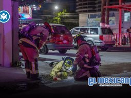 Fuga de gas moviliza a bomberos y cierra vialidad en Agua Caliente
