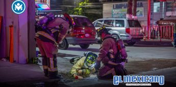 Fuga de gas moviliza a bomberos y cierra vialidad en Agua Caliente