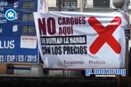 Profeco exhibe gasolineras caras con lonas de "No cargues aqu&iacute;"