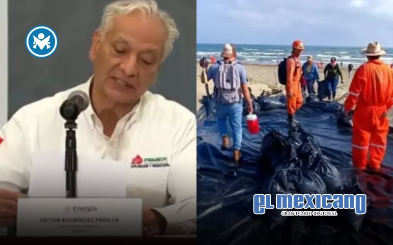 Destituyen a tres funcionarios de Pemex por derrame en el Golfo