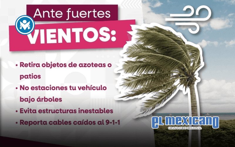 Informa Protecci&oacute;n Civil BC ingreso de Frente Fr&iacute;o 45