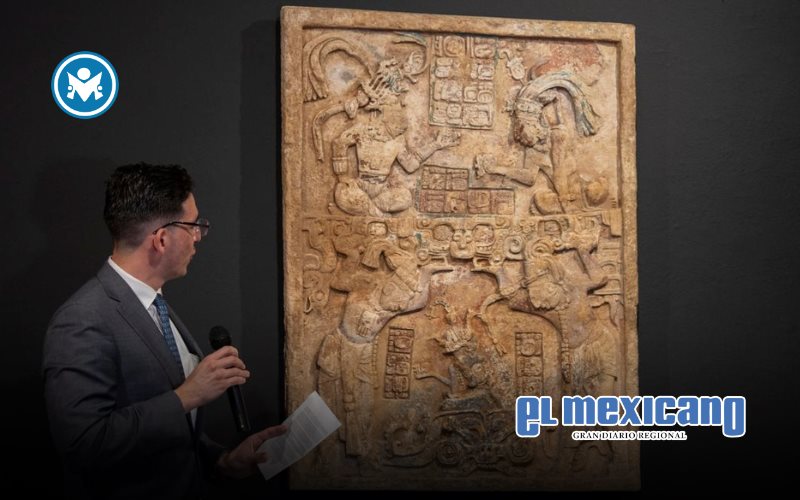 M&eacute;xico recupera dintel maya robado en Nueva York