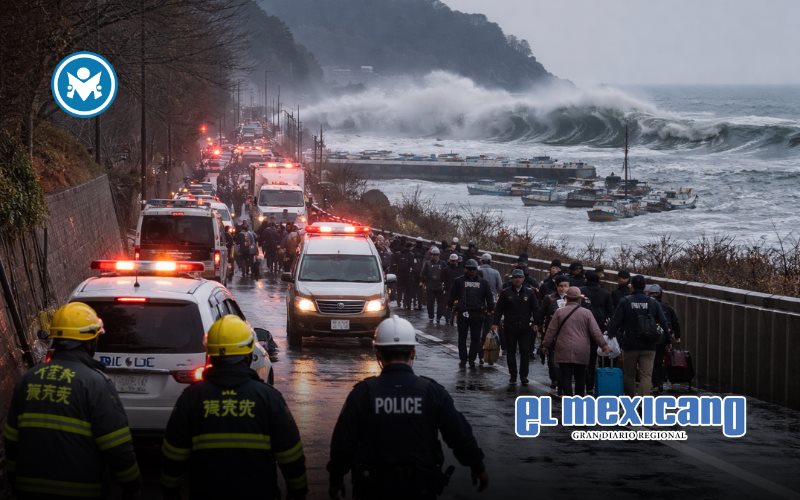 Terremoto de hasta 7.7 sacude el noreste de Jap&oacute;n y activa alerta de tsunami con evacuaciones masivas