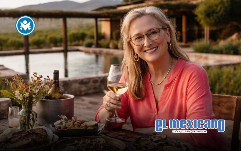 Meryl Streep revela que su platillo mexicano favorito est&aacute; en el Valle de Guadalupe