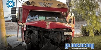 Falla mec&aacute;nica provoca accidente de calafia en bulevar Insurgentes