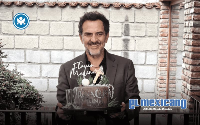 Celebran cumplea&ntilde;os de Flavio Medina en set de "El Renacer de Luna"