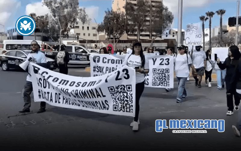 Manifestaci&oacute;n en Tijuana exige equidad en custodia