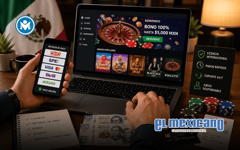 Casinos Online en M&eacute;xico 2026: Gu&iacute;a para elegir con seguridad