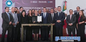 Sheinbaum firma acuerdo para reducir comisiones en pagos de gasolina y di&eacute;sel