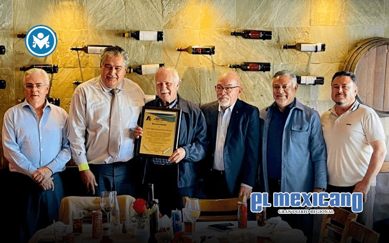 Reconocen trayectoria de Jaime Avelar Becerra en el sector aduanero de Tijuana y Tecate