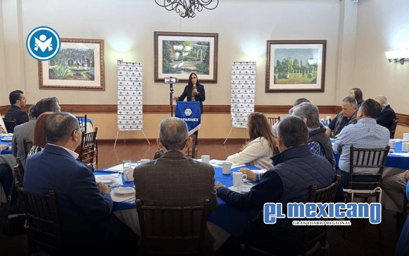 Deben ser empresarios contrapeso del gobierno: Adela Navarro en Coparmex