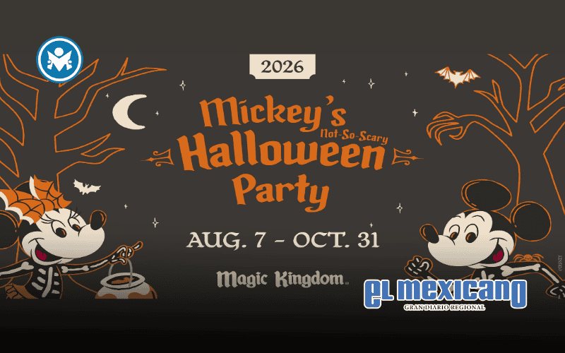 Disney anuncia fechas y venta de boletos para Mickey&acute;s Not-So-Scary Halloween Party 2026