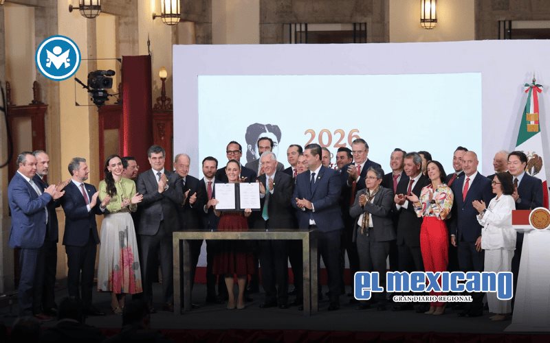 Sheinbaum firma acuerdo hist&oacute;rico para impulsar la industria sider&uacute;rgica nacional