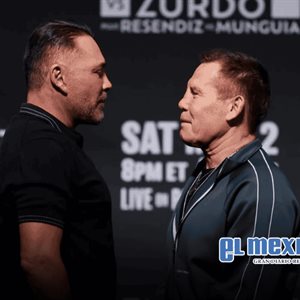 Julio C&eacute;sar Ch&aacute;vez y &Oacute;scar De La Hoya se reencuentran en Las Vegas a m&aacute;s de 27 a&ntilde;os de su hist&oacute;rica rivalidad
