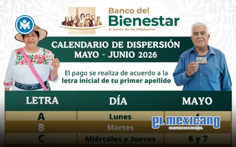 Arrancan pagos de pensiones del Bienestar en mayo