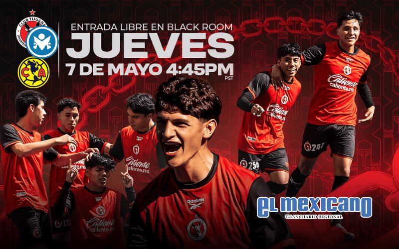 Xolos Sub-19 desaf&iacute;a al Am&eacute;rica en semifinales del Clausura 2026