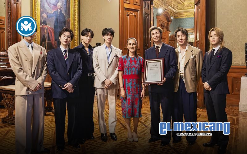 Claudia Sheinbaum pide no politizar visita de BTS a Palacio Nacional
