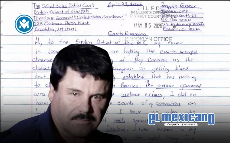 Yo no le hice da&ntilde;o a nadie: El Chapo acusa al Gobierno de M&eacute;xico de la violencia en carta