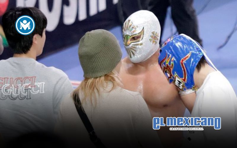 BTS disfruta funci&oacute;n de lucha libre en Arena M&eacute;xico