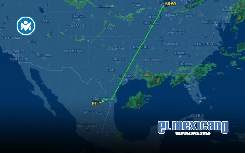 Pasajera muere en pleno vuelo y avi&oacute;n aterriza de emergencia en Monterrey