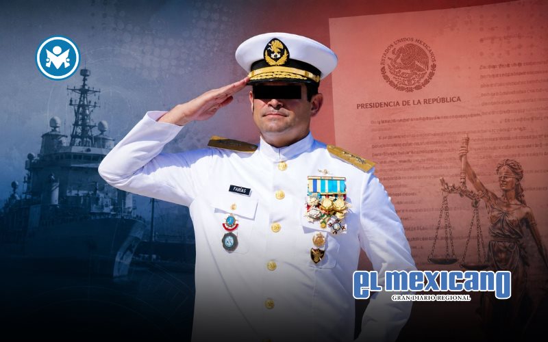 Vicealmirante Far&iacute;as Laguna reitera inocencia en nueva carta a Sheinbaum