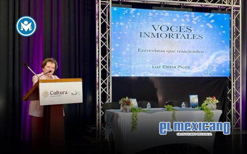 Presenta Luz Elena Picos su libro "Voces Inmortales"
