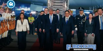 Donald Trump llega a China para cumbre clave con Xi Jinping