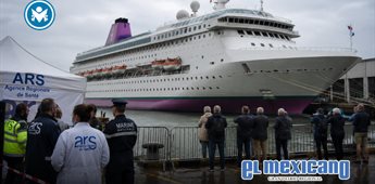 Muere pasajero y confinan a m&aacute;s de 1,700 personas en crucero por brote gastrointestinal en Francia