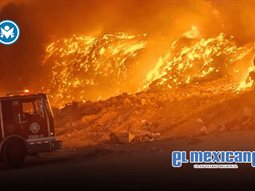 Se incendia basurero del ejido Hip&oacute;lito Renter&iacute;a