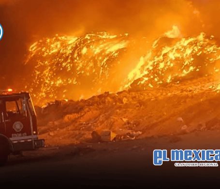 Se incendia basurero del ejido Hip&oacute;lito Renter&iacute;a