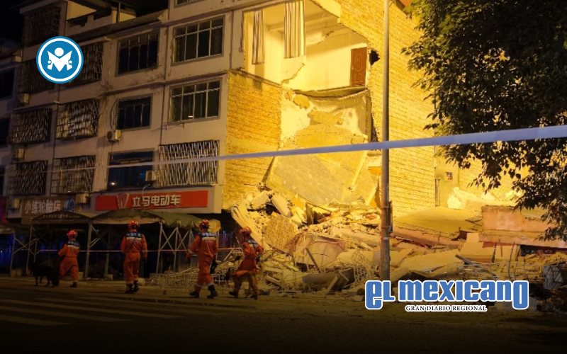 Terremoto en el sur de China deja tres desaparecidos y m&aacute;s de 7 mil evacuados