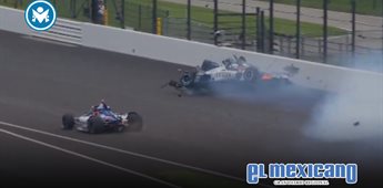 Pato O&acute;Ward sufre fuerte accidente rumbo a Indian&aacute;polis