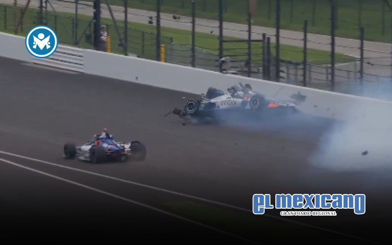 Pato O´Ward sufre fuerte accidente rumbo a Indianápolis Pato O´Ward sufre fuerte accidente rumbo a Indianápolis