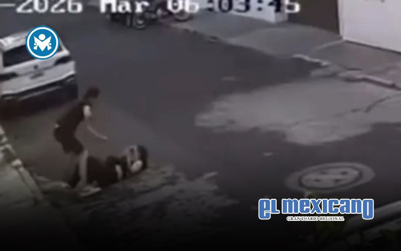Captan agresi&oacute;n contra joven en calles de Coyoac&aacute;n
