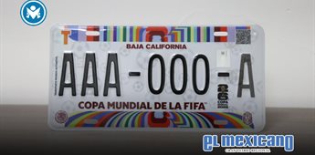 Mañana emitirán placas con motivo al mundial 2026 Mañana emitirán placas con motivo al mundial 2026